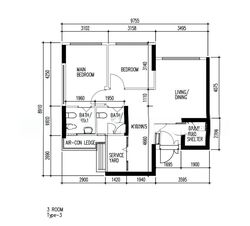 Blk 109A Eastglen @ Canberra (Sembawang), HDB 3 Rooms #604714381